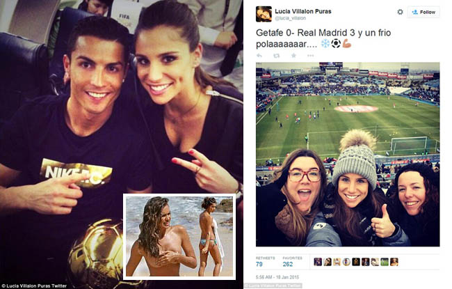 Irina Shayk Diputus, Ronaldo Kencani Reporter TV Lucia Vilalon